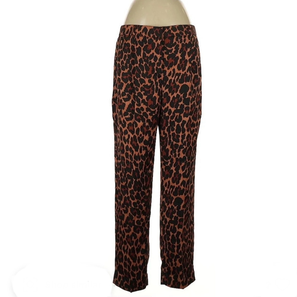 J. Crew Leopard Pants SZ 8